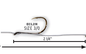 Octopus Snell - 40# test - Size 3/0 Hooks