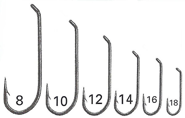 Daiichi 1710 2X Long Nymph Hook Size 18