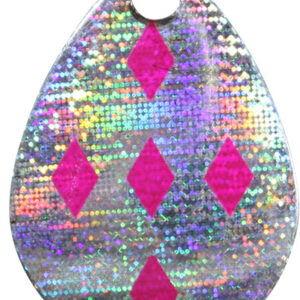 Colorado Spinner Blade-Size 5-Silver & Pink Diamond Iridescent Foilistic