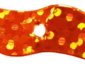 406 Blades - Orange Sparkle - Size .875"