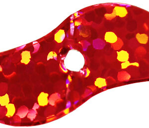 406 Blades - Pink Sparkle - Size 1.25"