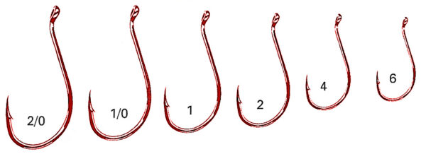 Daiichi 2553 Red Octopus Hook - Size 1/0