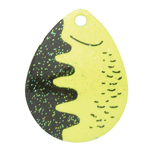 Colorado Spinner Blades Chartreuse Perch Crystal Size 4