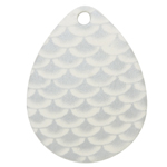Colorado Spinner Blade-Size 6-Glow Silver Scale