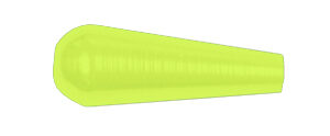 Powder Coated Brass Bodies- Fluorescent Chartreuse Style 101