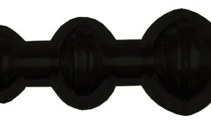 Powder Coated Brass Bodies- Black Style 107