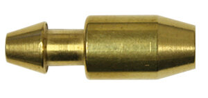 Brass Worm Weight 3/16 oz Polished Brass