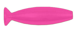 Powder Coated Brass Bodies- Fluorescent Pink Style 78