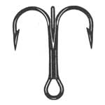 Mustad Hook-8-35647BR Bronze Superior Mustad Treble Hooks