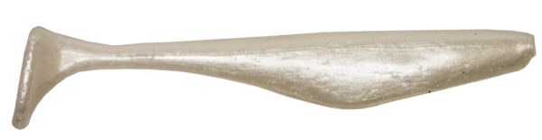 4" Paddle Tail Jerk Minnow Plastic Bait Pearl