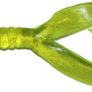 Plastic Bodies- Double Tail Chartreuse Size 4"