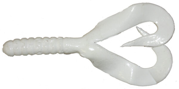Plastic Bodies- Double Tail White Size 4"