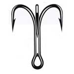 VMC Hook-2/0-9626BZ Bronze O Shaughnessy Treble Hook