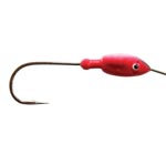 Buzz Bait Heads-3/8 oz.-Red with Black and White Splash