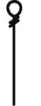 Stainless Steel Wire Shafts-Looped-.026" x 6"