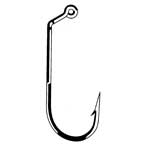 Eagle Claw Hook-5/0-730 Bronze Flippin Jig Hooks