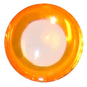 Adhesive Back Molded Lure Eyes - Iridescent Orange-Size 3/32"