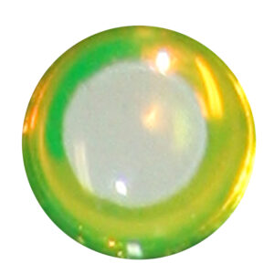 Adhesive Back Molded Lure Eyes-Iridescent Green-Size 1/8"