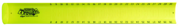 Hawg Trough- Fluorescent Yellow 30" with Blackened Numbers