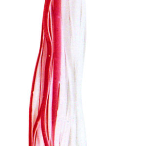 Squid Skirt- 4 3/4" Red & White