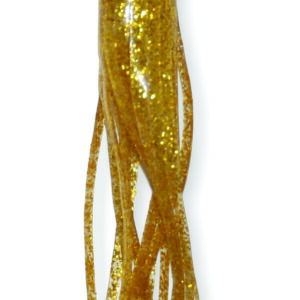 Squid Skirt- 4 3/4" Metallic Gold Flake