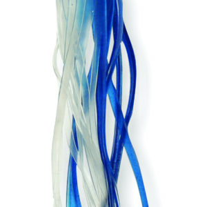 Squid Skirt- 4 3/4" Blue Back Clear Belly