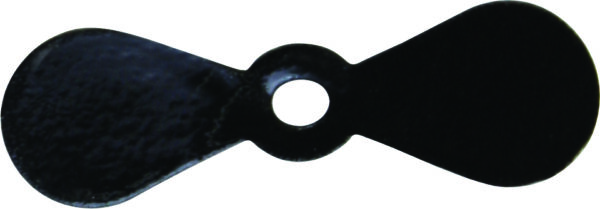 Painted Propeller Blades Black Size 4