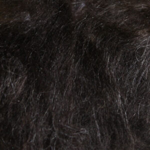 Pure Silk Dubbing - Black 1 Gram