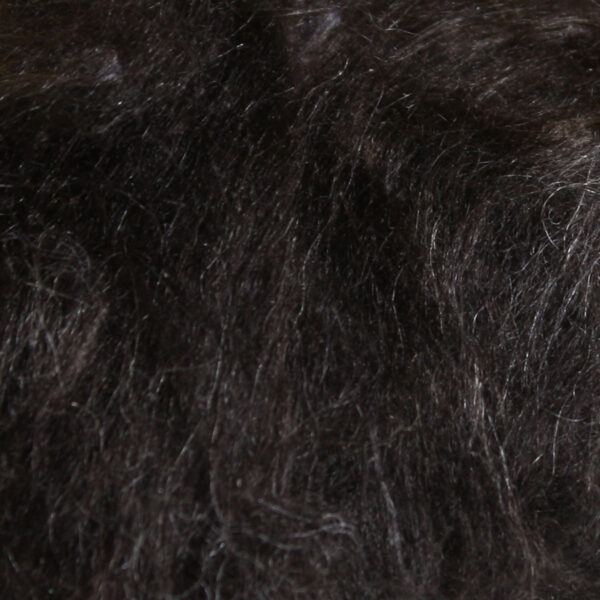 Pure Silk Dubbing - Black 1 Gram