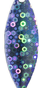 Willowleaf Spinner Blade-Size 3 1/2-Bubble Foil