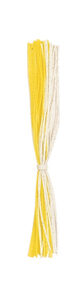 Silicone Rubber Skirts- Chartreuse with Silver Metal Flake & White with Silver Metal Flake