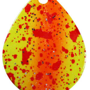 Spackle Colorado Spinner Blades UV Chartreuse & Orange- Chartreuse Back Size 3