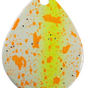 Spackle Colorado Spinner Blades UV Chartreuse Glow- Glow Back Size 5
