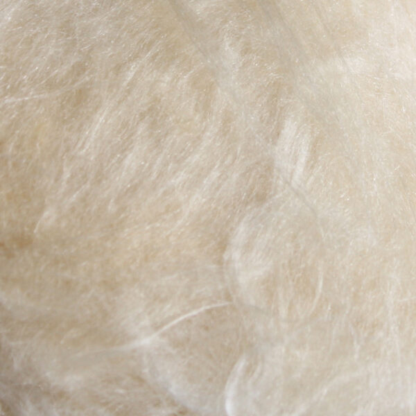 Pure Silk Dubbing - Cream 1 Gram