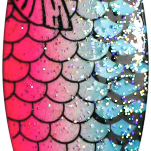 Willowleaf Spinner Blade-Size 3 1/2-Rainbow Fish Scale Crystal
