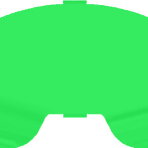 Painted Buzz Blade-D Left Turn-Green