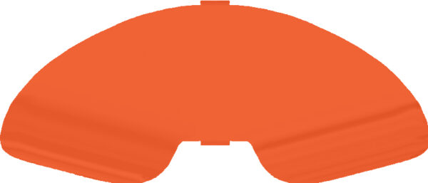 Painted Buzz Blade-D Left Turn-Orange