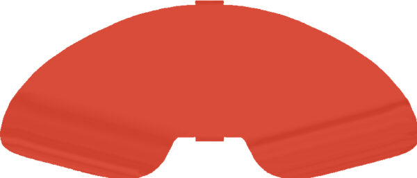 Painted Buzz Blade-D Left Turn-Red
