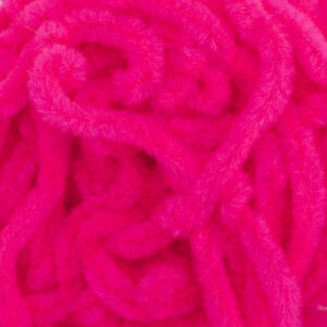 Rayon Chenille - Small 0 - Fluorescent Red