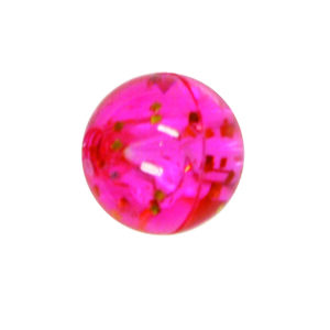 Glitter Beads Pink Size 6 mm