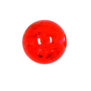 Glitter Beads Red Size 6 mm