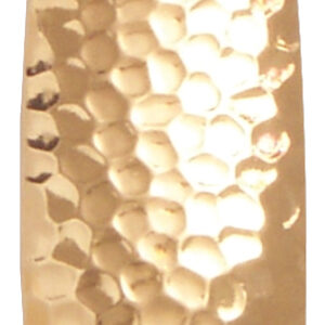 Milwaukee Minnow-Hammered Gold-Size 3 Brass Base