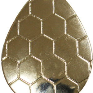 Colorado Hexagon Spinner Blade-Nickel Plated Brass-Size 4