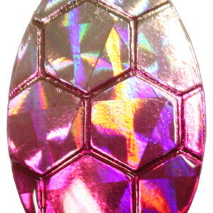 Indiana Spinner Blade-Size 5-Hex Foil Silver Pink Splash