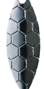 Willowleaf Hexagon Spinner Blade-Nickel Plated Steel-Size 8
