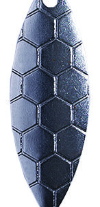 Willowleaf Hexagon Spinner Blade-Raw Steel-Size 8