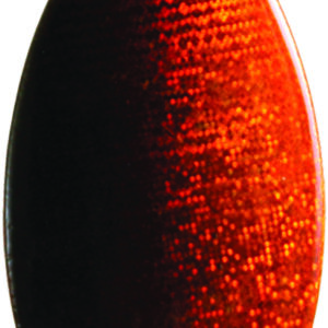 Indiana Spinner Blade-Size 5-Black & Orange Iridescent Foilistic