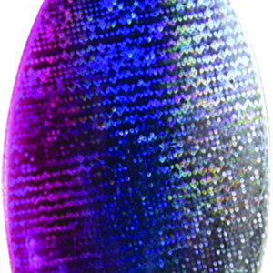 Indiana Spinner Blade-Size 4-Rainbow Iridescent Foilistic