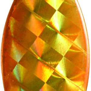 Indiana Spinner Blade-Size 5-Gold & Orange Foilistic