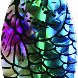 Indiana Spinner Blade-Size 5-Rainbow Dye Foilistic